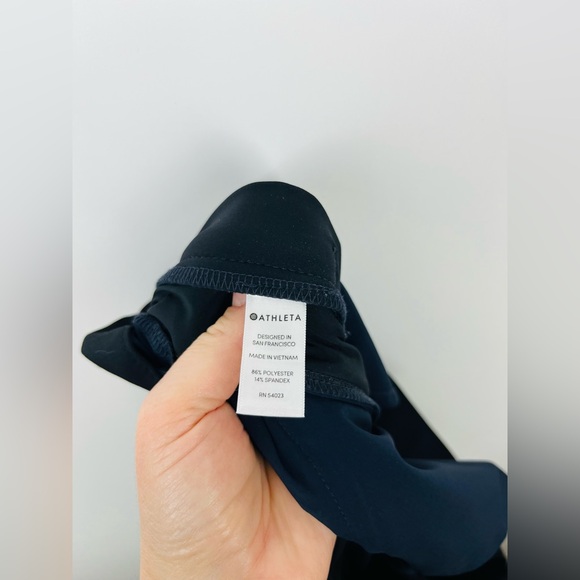 NWOT Gramercy Track Trousers Pants Black Navy - Picture 6 of 7